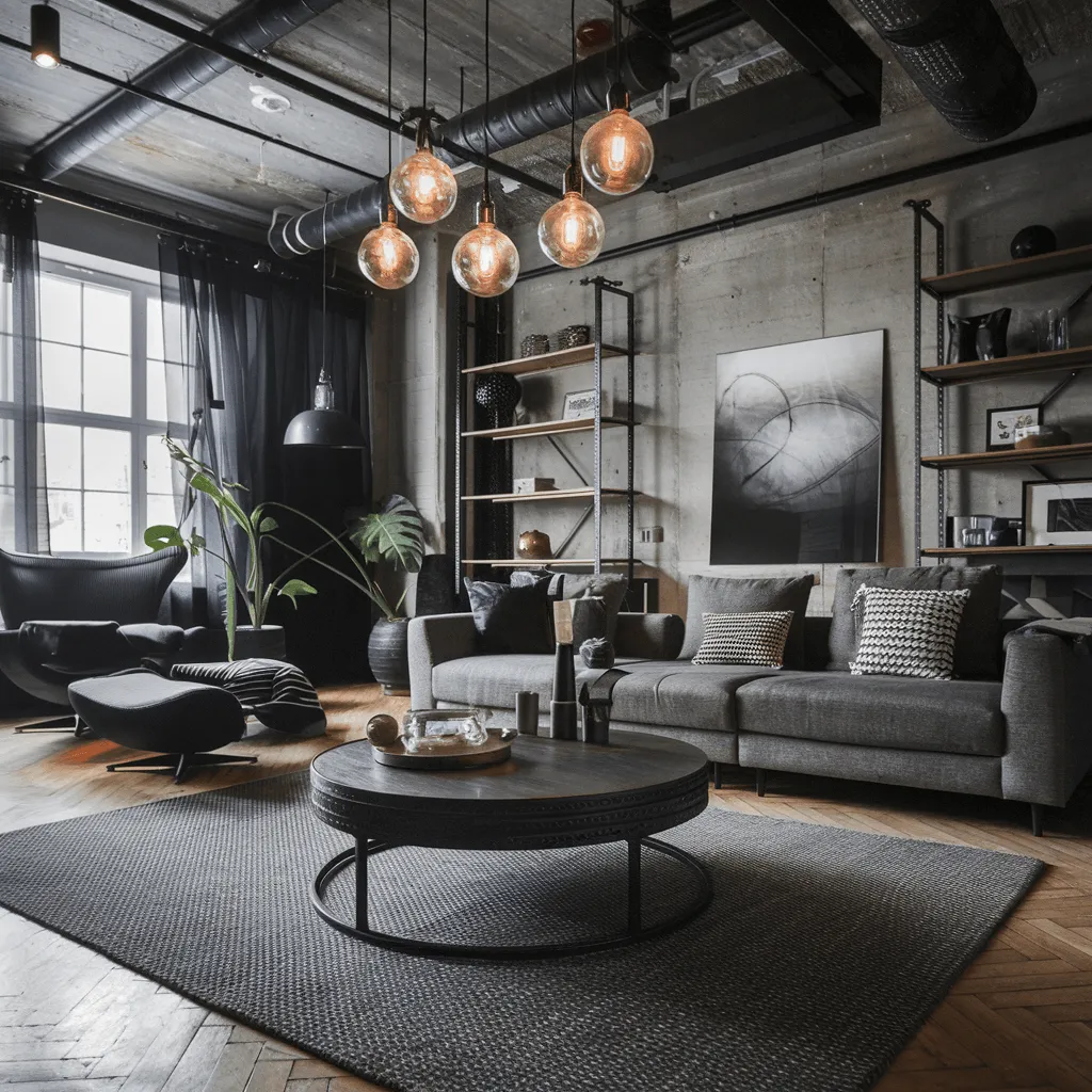 30+ Living Room Ideas That Will Make Your Home Look 10x More Expensive 6 Sophisticated Industrial Living Space