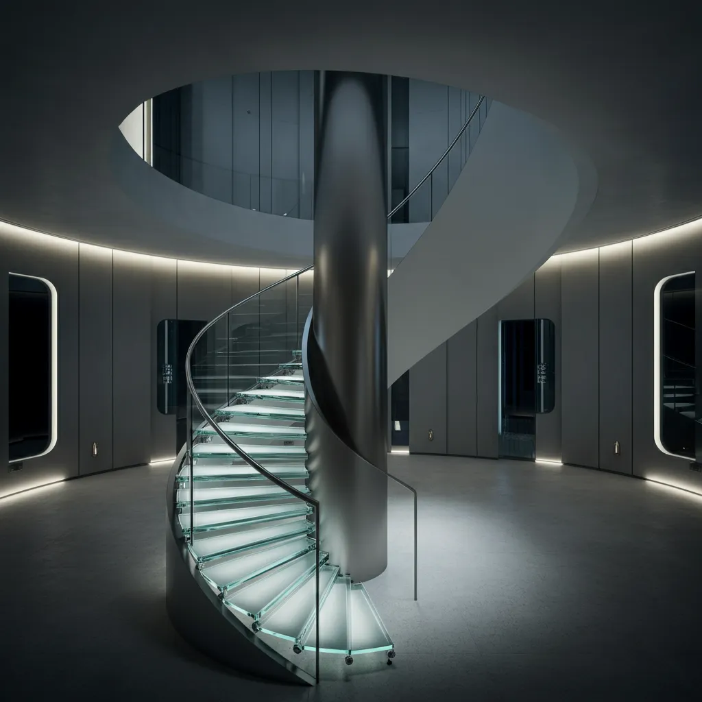 Top 20 Staircase Designs You’ll Wish You Had Seen Sooner 25 Spiral Glass Elegance