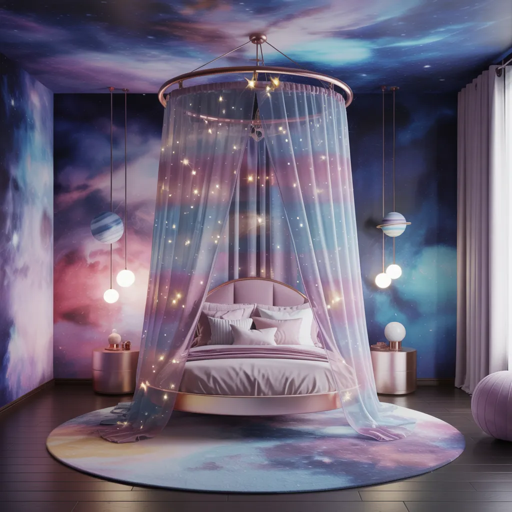 26 Luxury Kids Bedroom Inspirations for Dreamy Spaces 7 Stardust Sanctuary