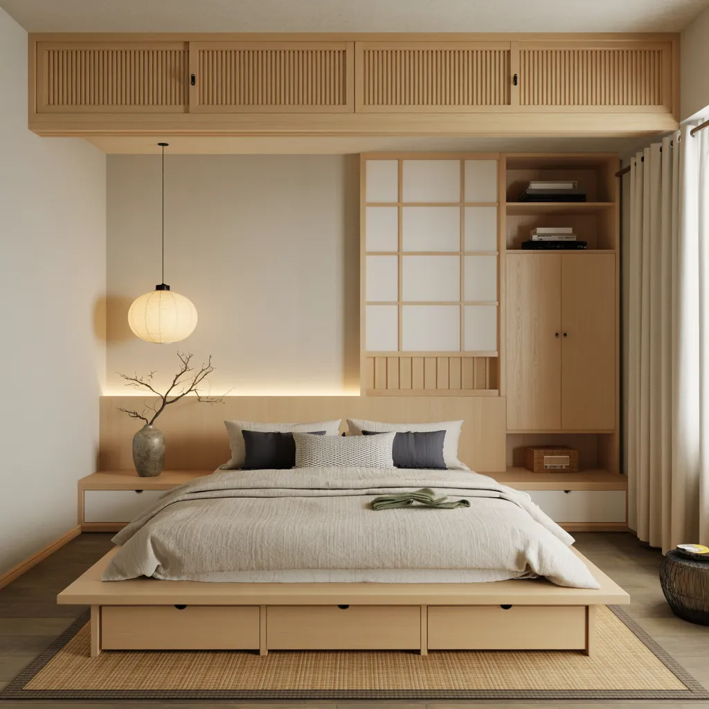 The Ultimate Guide to Small Bedroom Decor (Even IKEA Would Approve!) 10 The Functional Beauty of Japandi Design