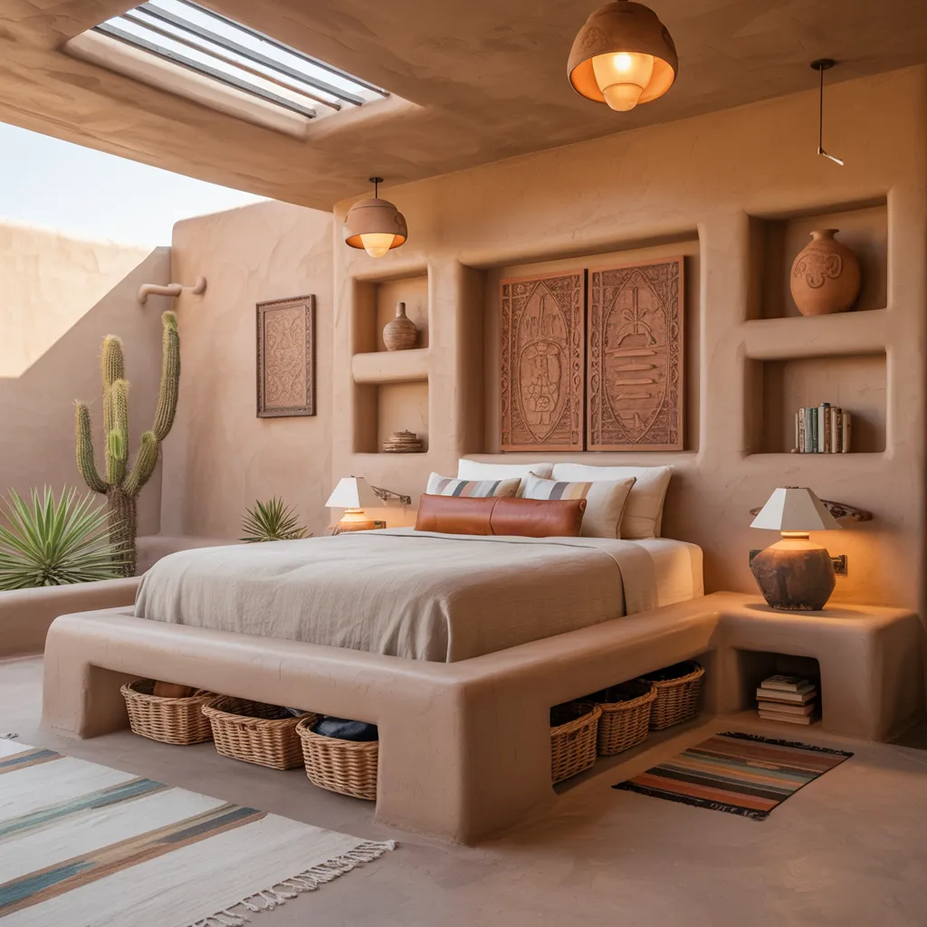 The Ultimate Guide to Small Bedroom Decor (Even IKEA Would Approve!) 20 The Seamless, Earthy Retreat