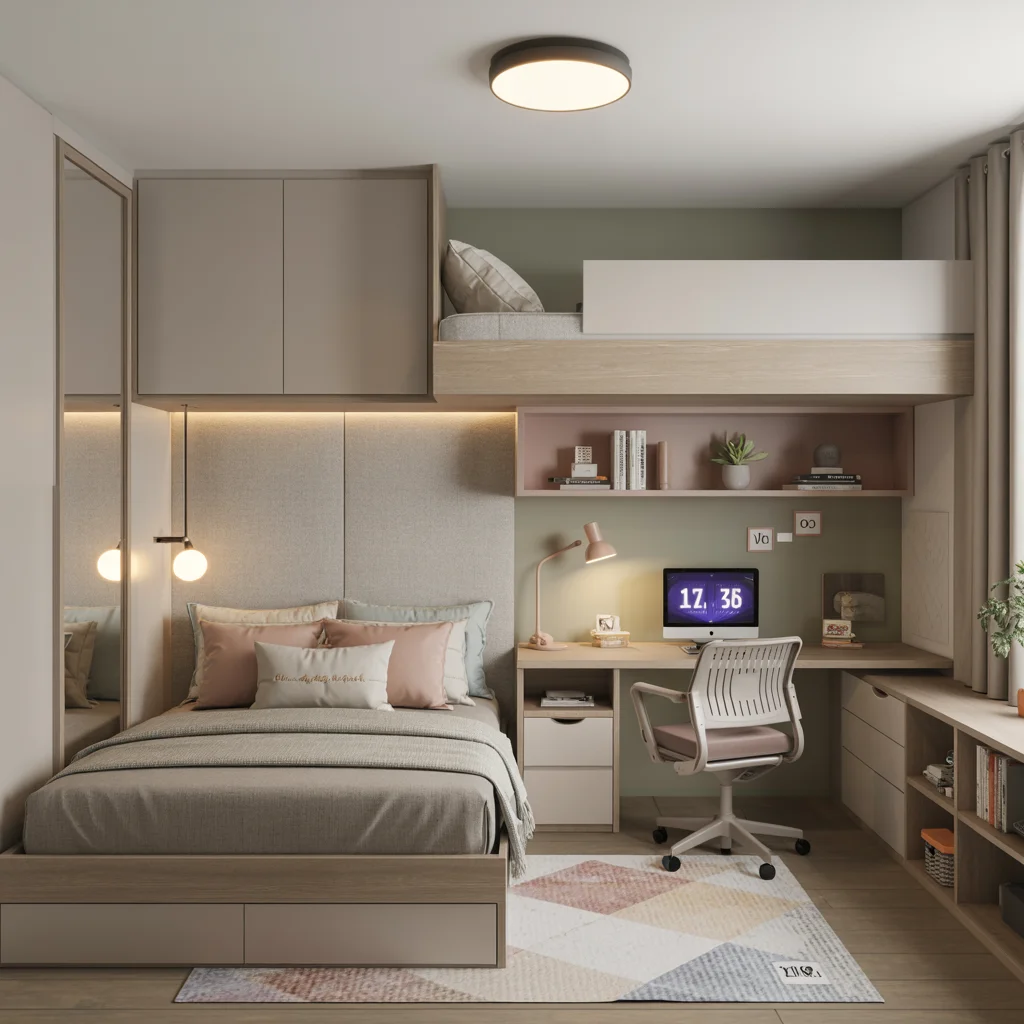 26 Teen Room Decor Inspirations for Every Mood and Style 9 The Sleek High Ponytail