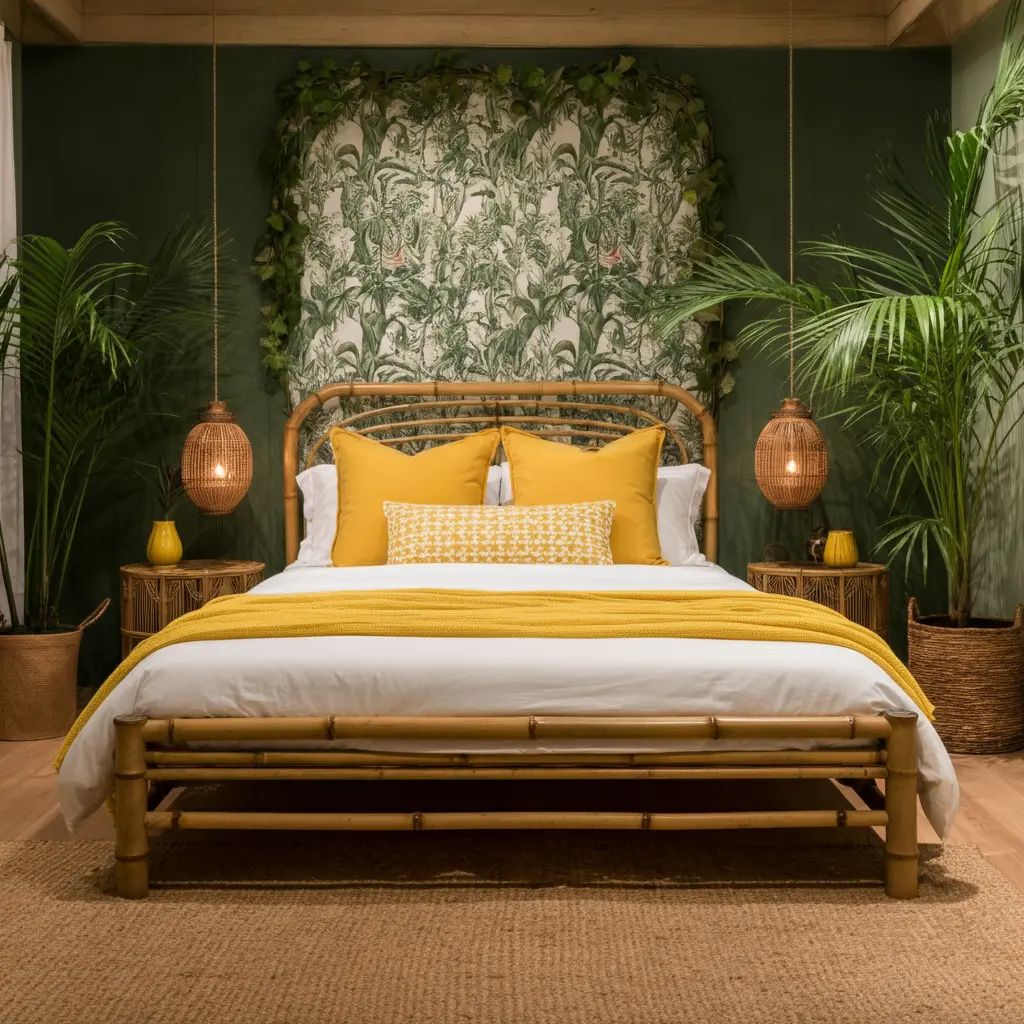 35+ Bedroom Ideas So Stunning You'll Want to Redecorate Tonight! 18 Tropical Oasis Bedroom