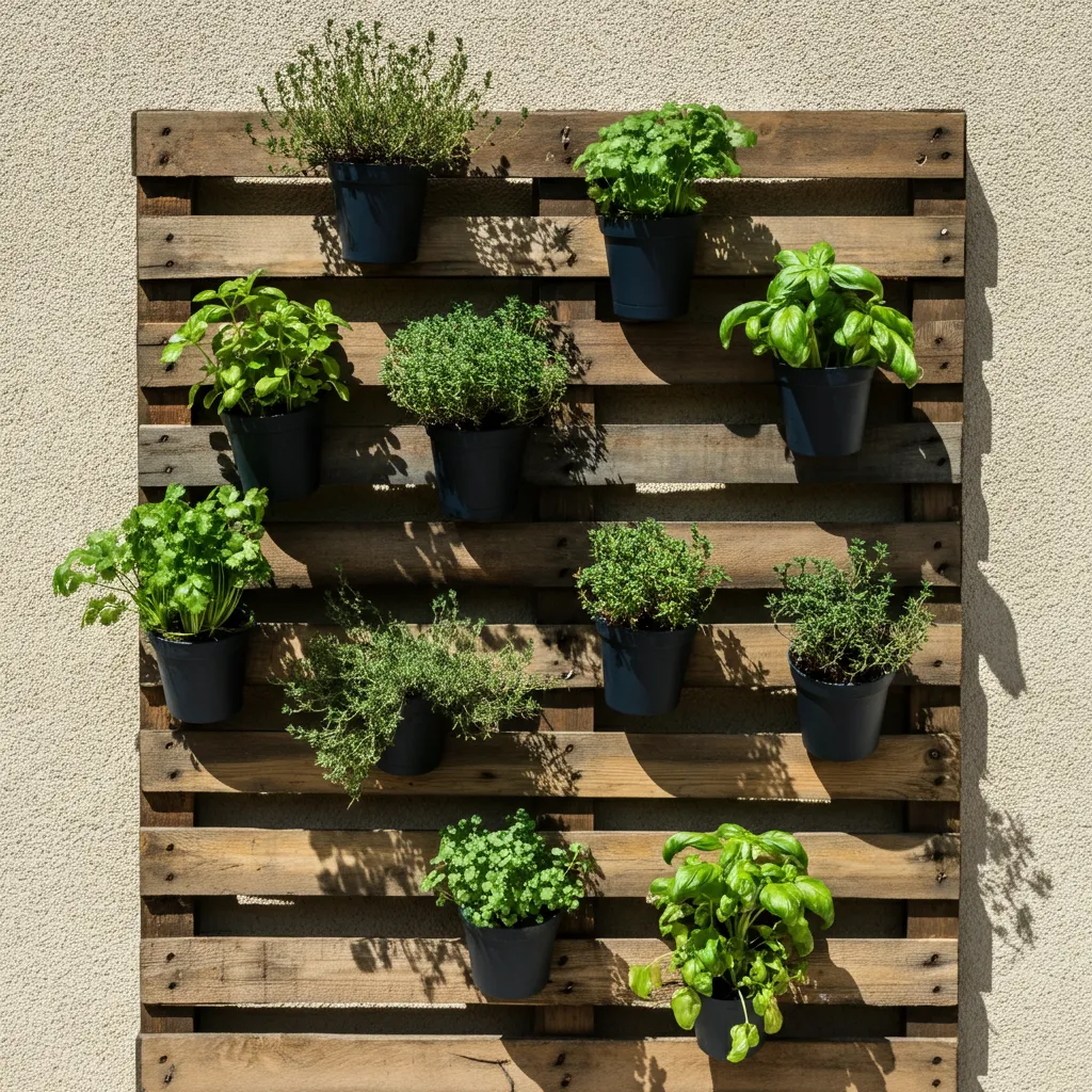 30+ Garden Ideas That’ll Make You Cancel Your Vacation Plans 12 Vertical Herb Garden