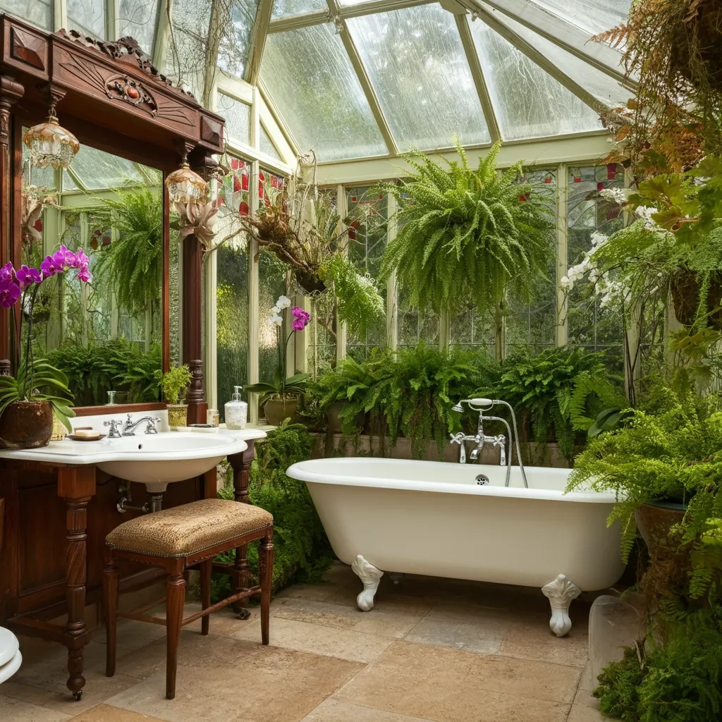 32+ Bathroom Ideas That Will Make Guests Think You Hired a Designer 37 Victorian Greenhouse Bathroom