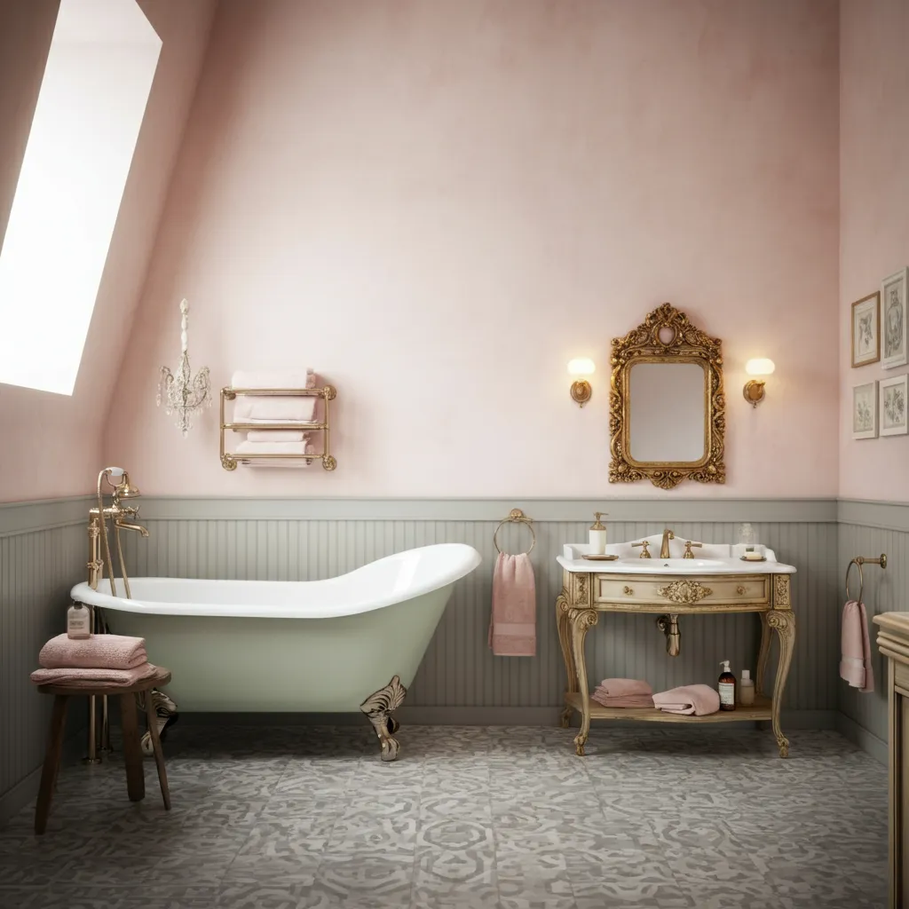 32+ Bathroom Ideas That Will Make Guests Think You Hired a Designer 8 Vintage Bathroom