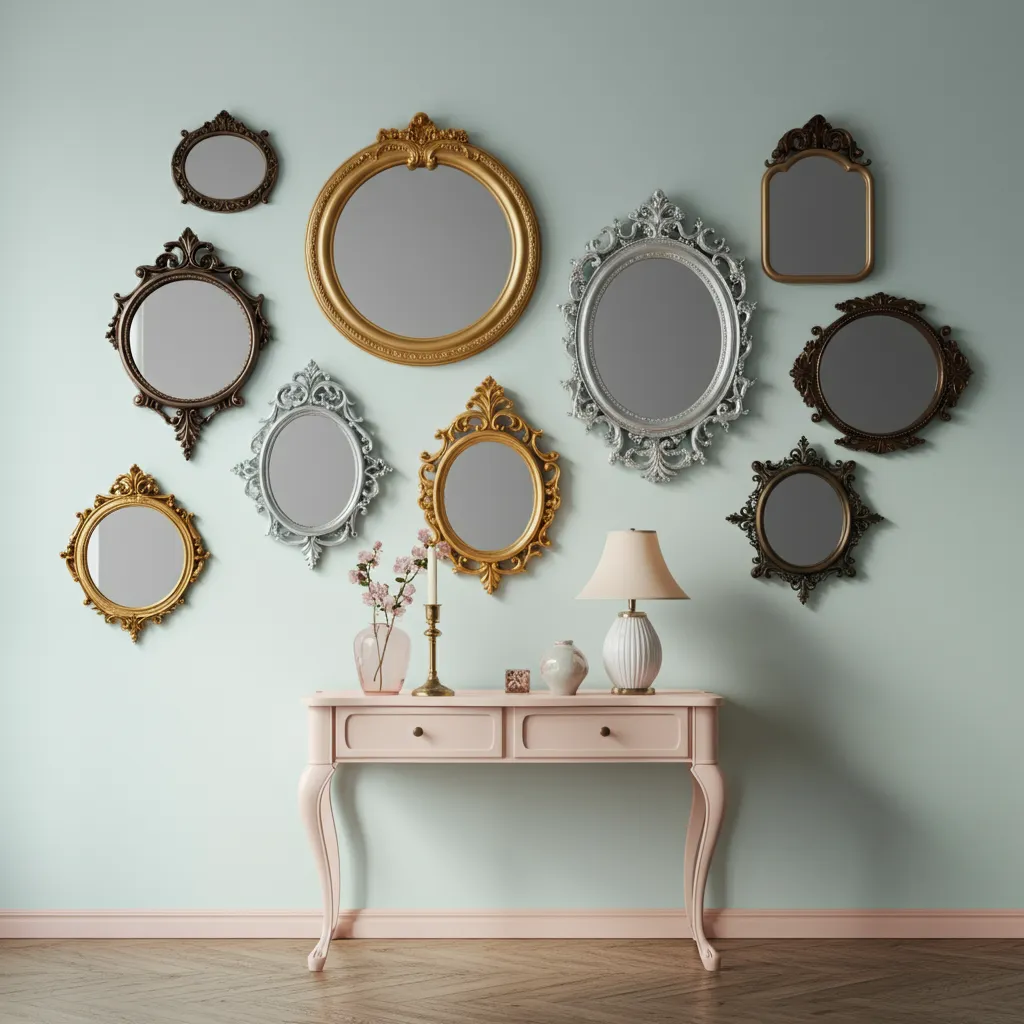 These 34+ Wall Decor Ideas Will Blow Your Mind 8 Vintage Mirror Gallery