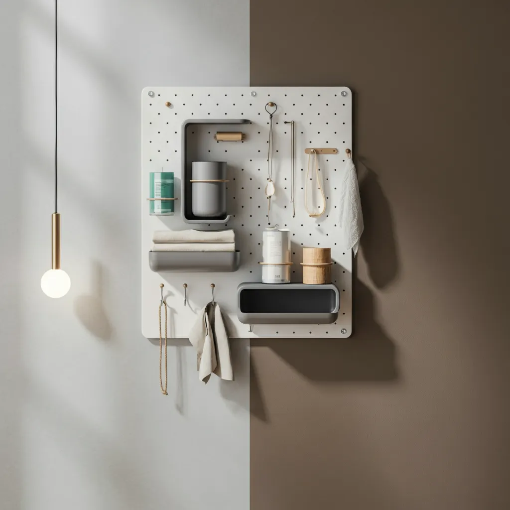 These 34+ Wall Decor Ideas Will Blow Your Mind 35 Wall-Mounted Pegboard Organizer
