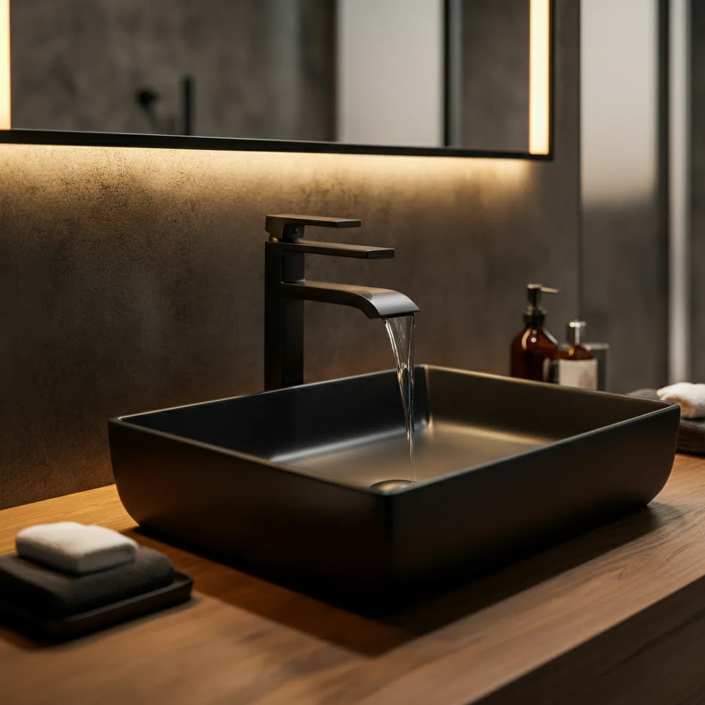 The Ultimate List of 40 Bathroom Remodel Ideas for a Modern Makeover 28 Waterfall Faucet Elegant Flow