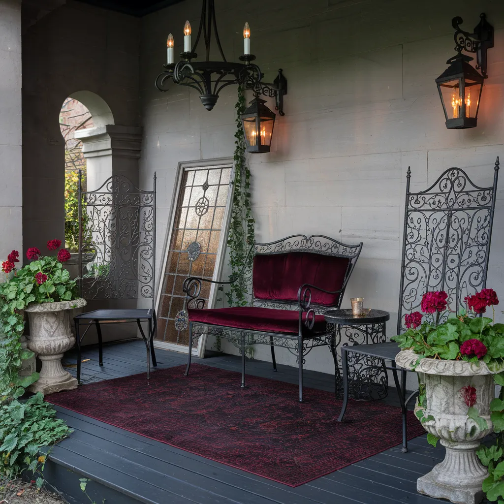 Porch Decorating Ideas That Will Make You Fall in Love With Your Home Again 15 A Moody & Romantic Gothic Porch