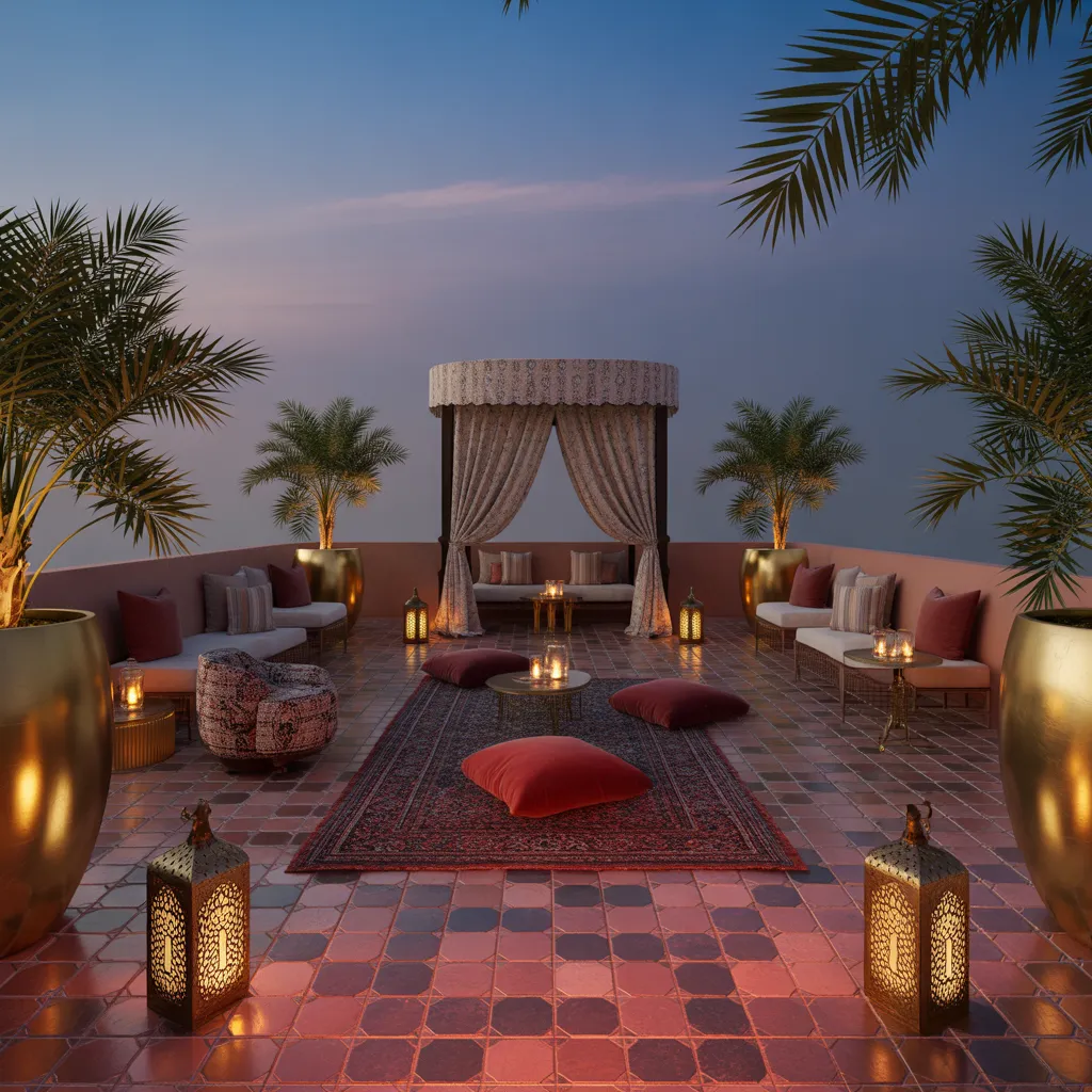 Arabian Nights Inspired Terrace