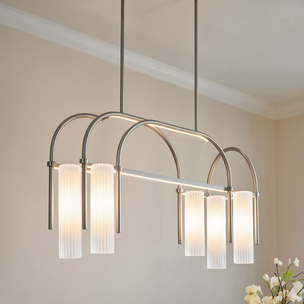 From Glam to Minimal: Chandelier Designs You’ll Fall in Love With 27 Architectural Arched Frame and Glass Chandelier