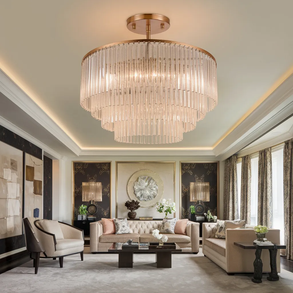 From Glam to Minimal: Chandelier Designs You’ll Fall in Love With 25 Art Deco Tiered Crystal Rod Drum Chandelier