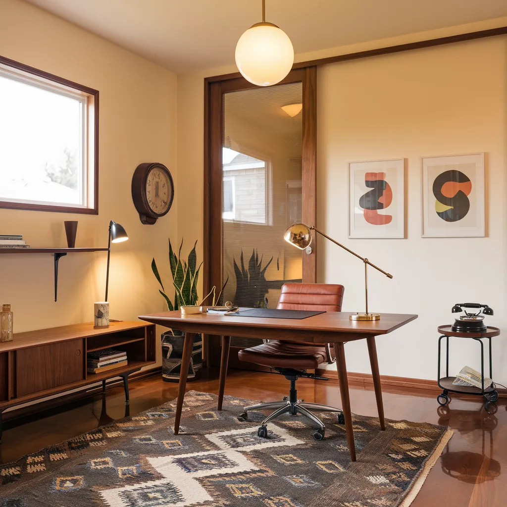 24+ Jaw-Dropping Home Office Ideas That Look Insanely Expensive 13 Authentic Mid-Century Office
