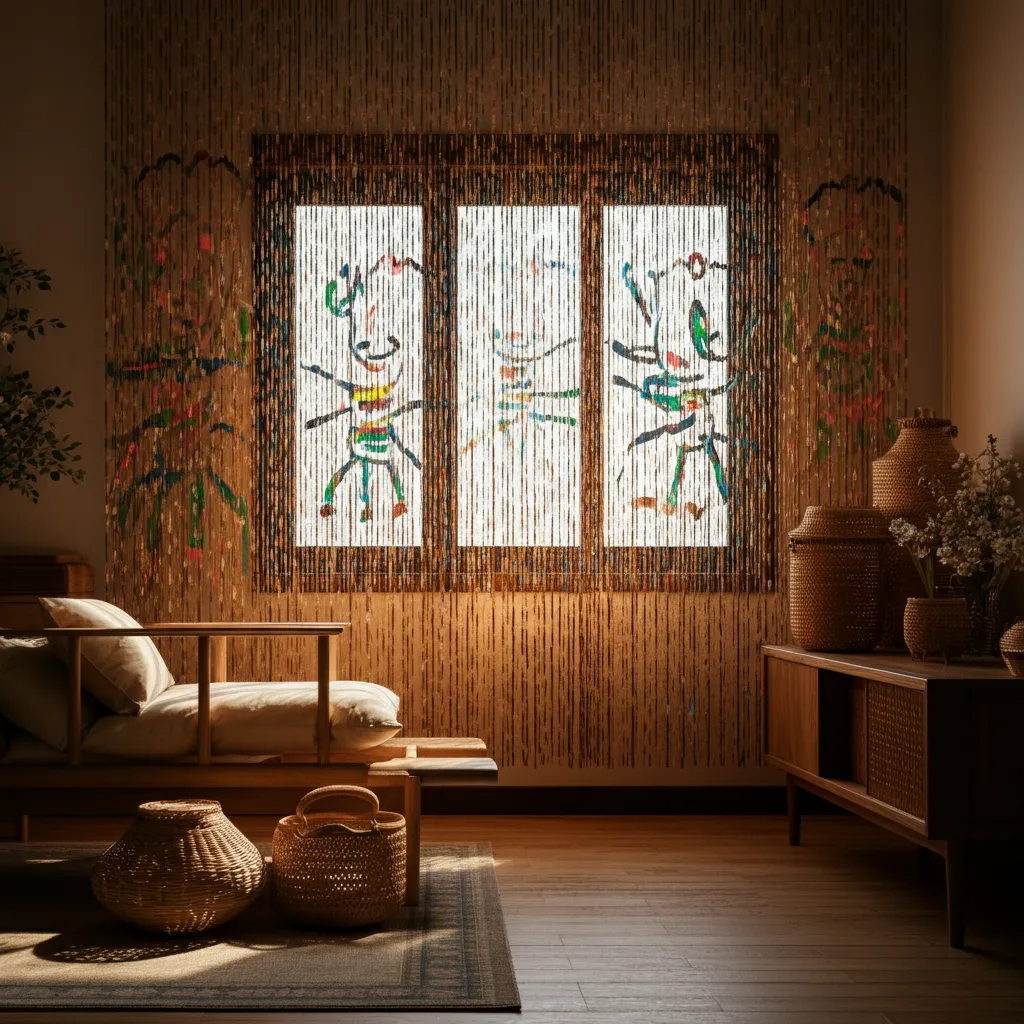 27+ Stunning Curtains for Living Room You’ll Wish You Knew About Sooner 18 Bamboo Beaded Curtains