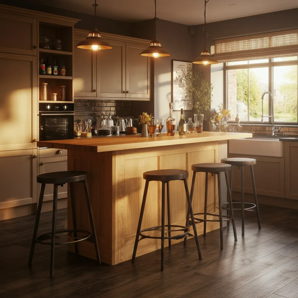 The Ultimate List of Kitchen Island Ideas That Actually Make Life Easier 8 Bistro Breakfast Bar Island