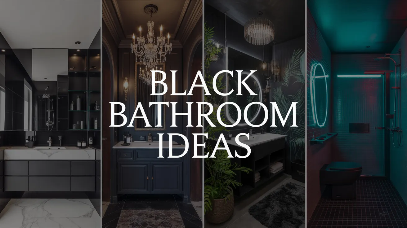 Black Bathroom Ideas