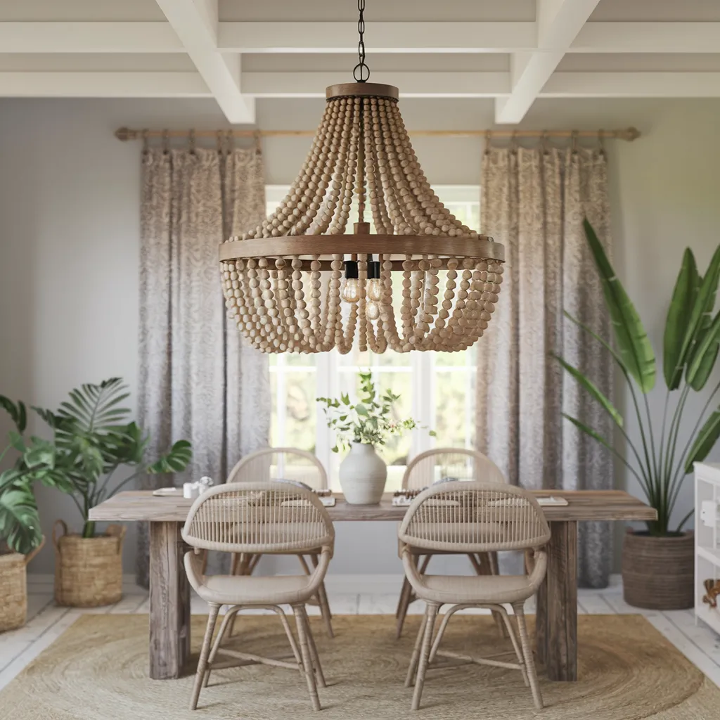 From Glam to Minimal: Chandelier Designs You’ll Fall in Love With 20 Bohemian Empire Wood Bead Chandelier