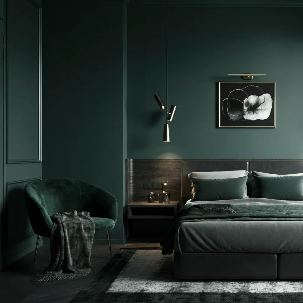 Make Your Guests Feel Special with These Beautiful Guest Room Designs 16 Bold Monochromatic Chic
