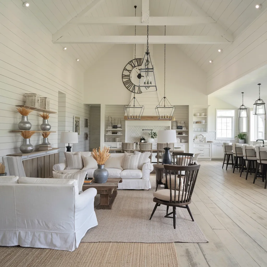 Warm Rustic Living Room Ideas You’ll Wish You Tried Sooner 34 Bright and Airy Modern Farmhouse Living Room