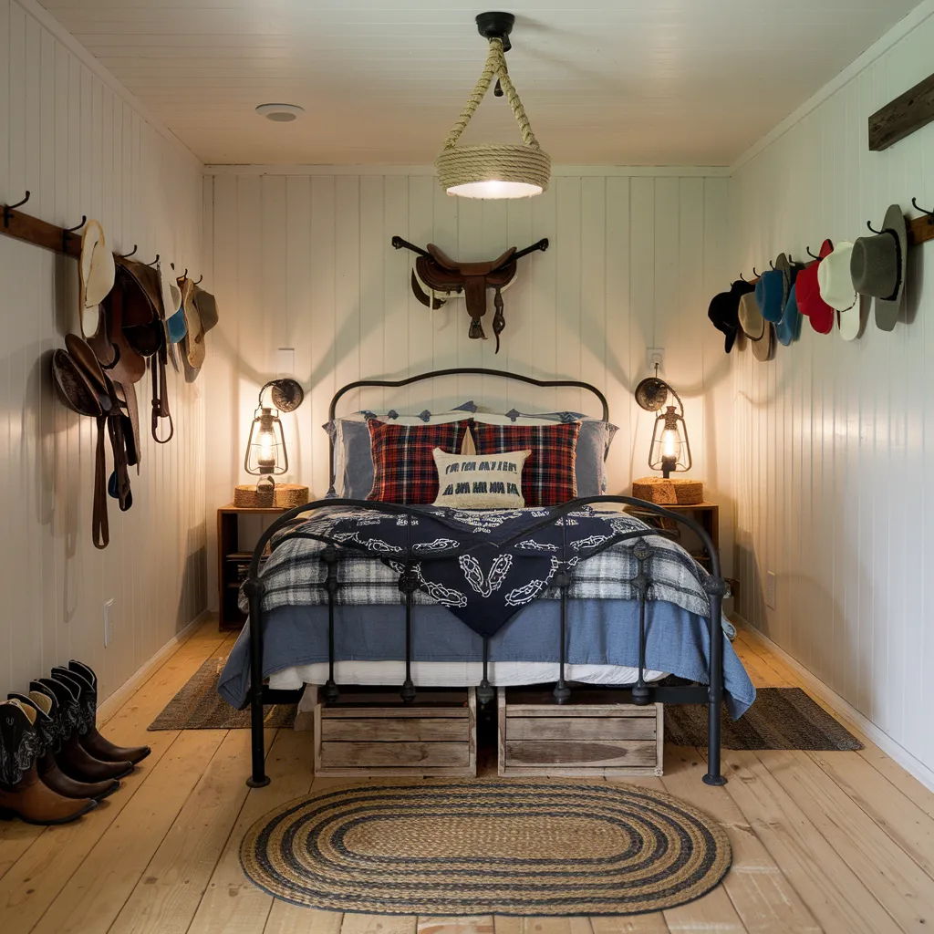 20+ Cozy Western Bedroom Styles That Never Go Out of Trend 10 Charming Cozy Western Bedroom with Farmhouse Touches