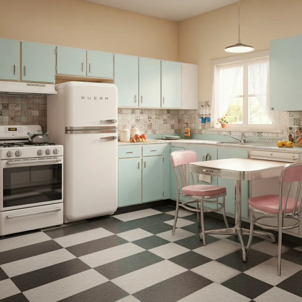 These Genius Flooring Ideas Will Make Your Rooms Look 10x Better 21 Checkerboard Vinyl Flooring