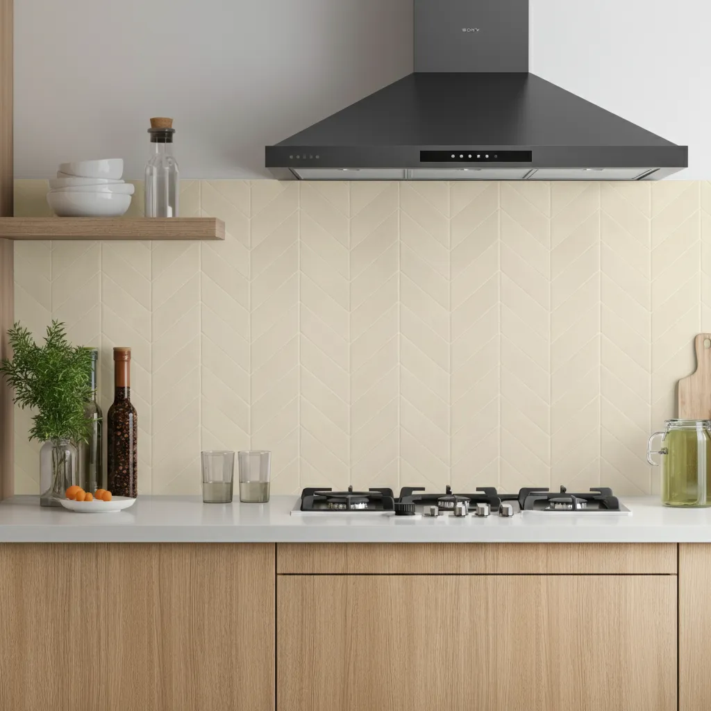 32+ Jaw-Dropping Kitchen Backsplash Ideas You Haven’t Seen Yet 22 Chevron Pattern Kitchen