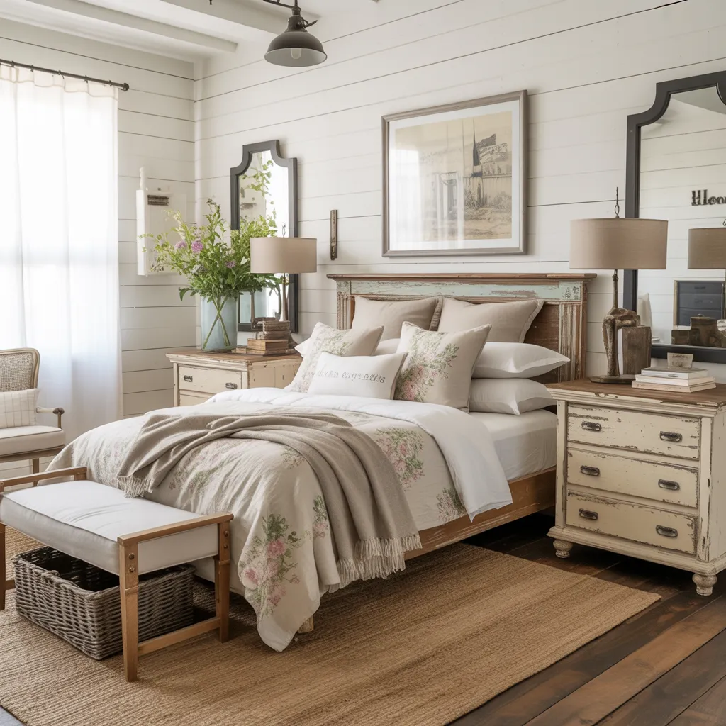 Make Your Guests Feel Special with These Beautiful Guest Room Designs 7 Chic Farmhouse Haven