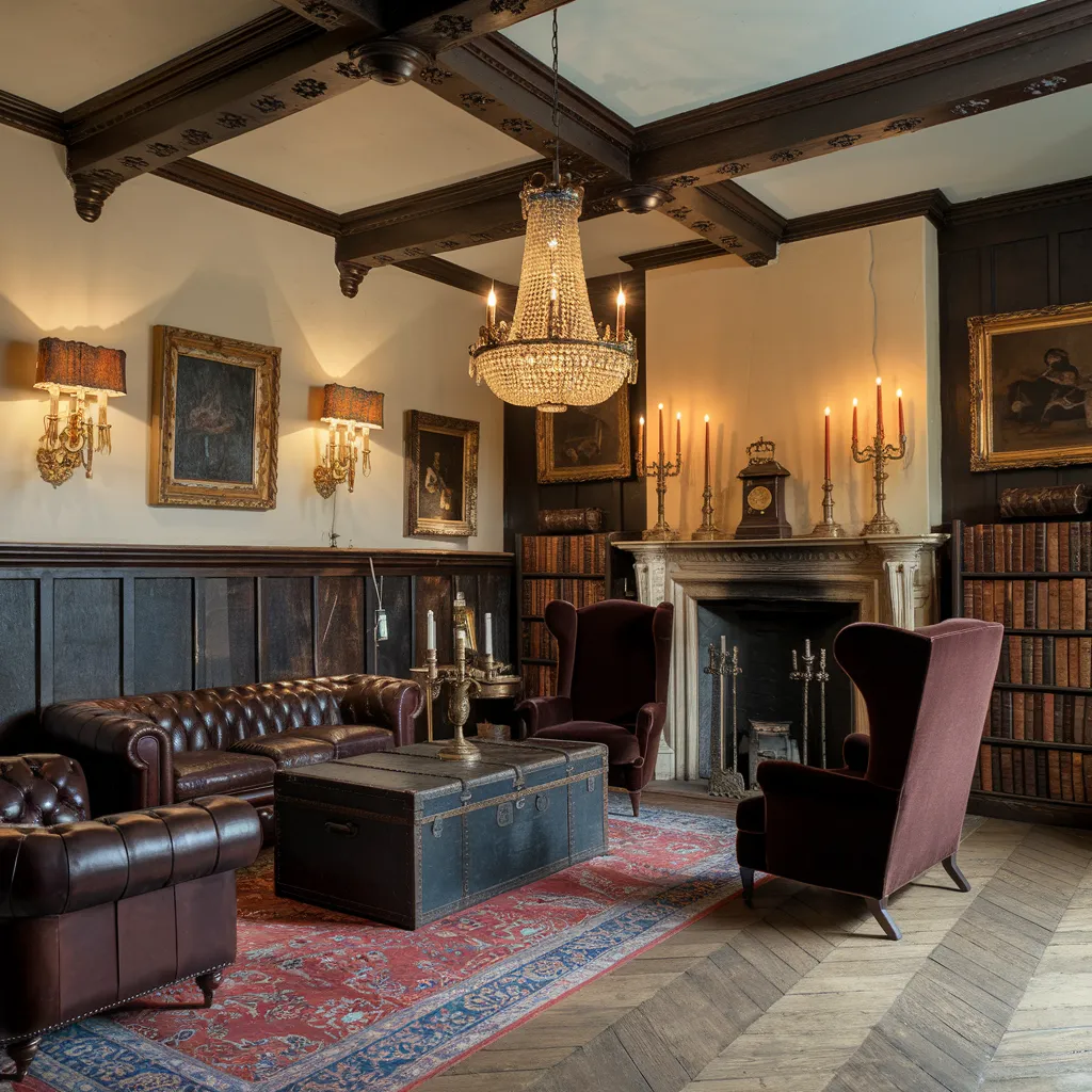 Warm Rustic Living Room Ideas You’ll Wish You Tried Sooner 23 Classic English Library with Dark Wood Paneling