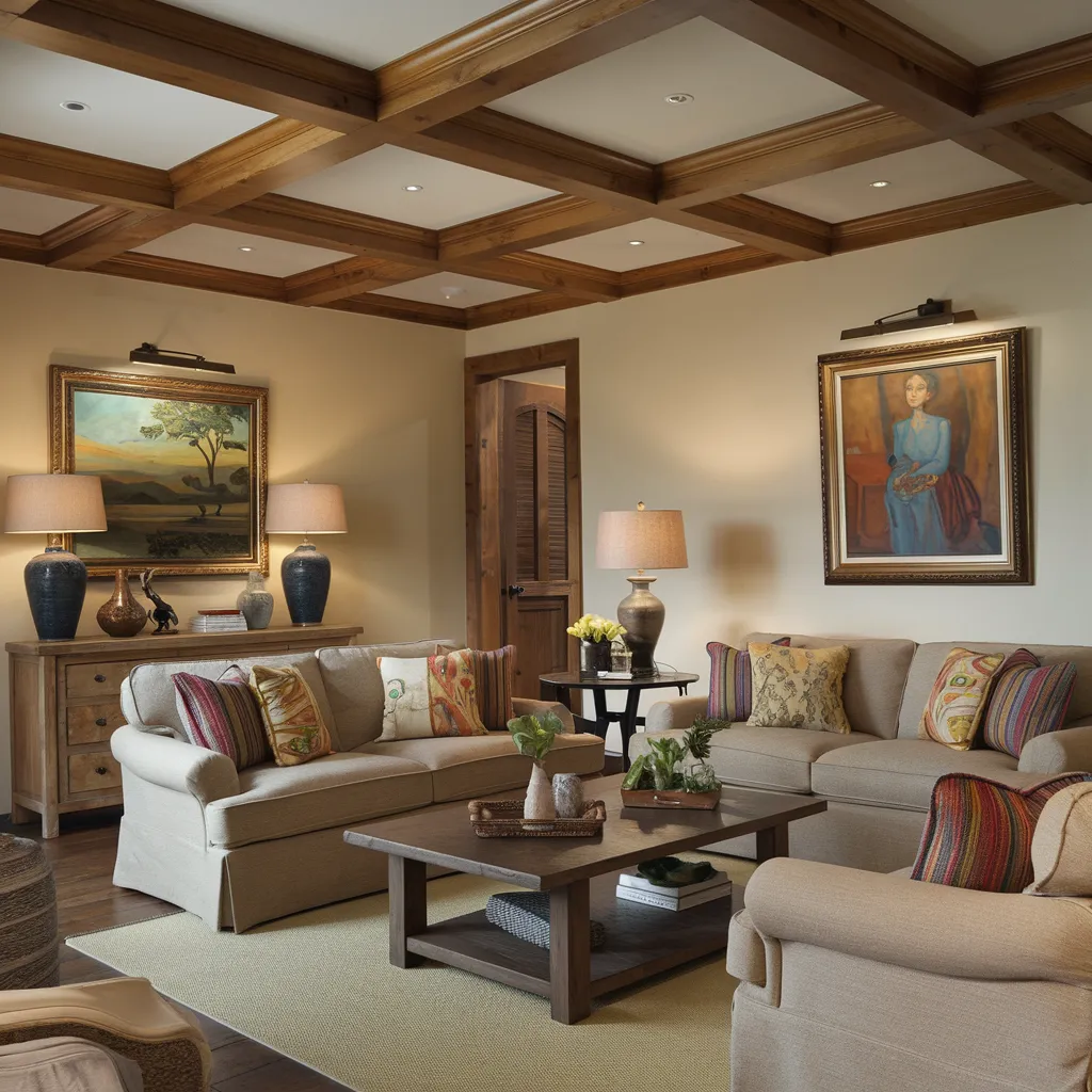 Warm Rustic Living Room Ideas You’ll Wish You Tried Sooner 4 Classic Warmth with Wood Beams and Rich Colors