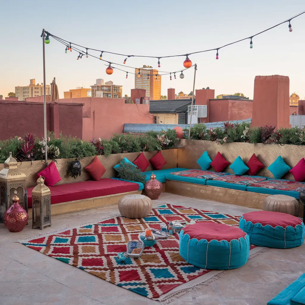 These Balcony Ideas Are So Good, Even Your Neighbors Will Be Jealous 17 Colorful Moroccan Getawa