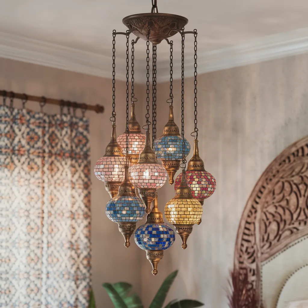 From Glam to Minimal: Chandelier Designs You’ll Fall in Love With 30 Colorful Moroccan Mosaic Lantern Chandelier