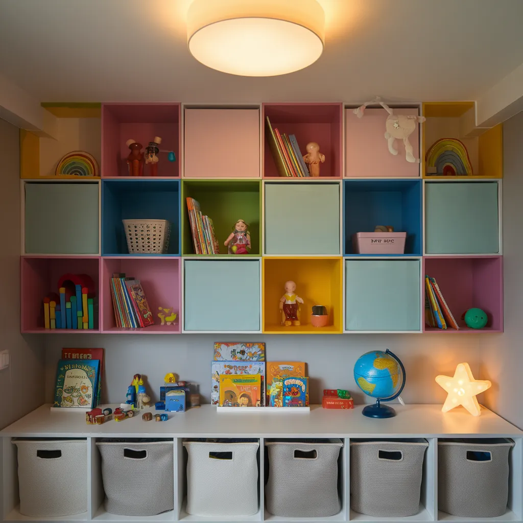 The Ultimate Guide to Shelf Decor Ideas for Small and Large Spaces 20 Colorful Playroom Storage Shelves