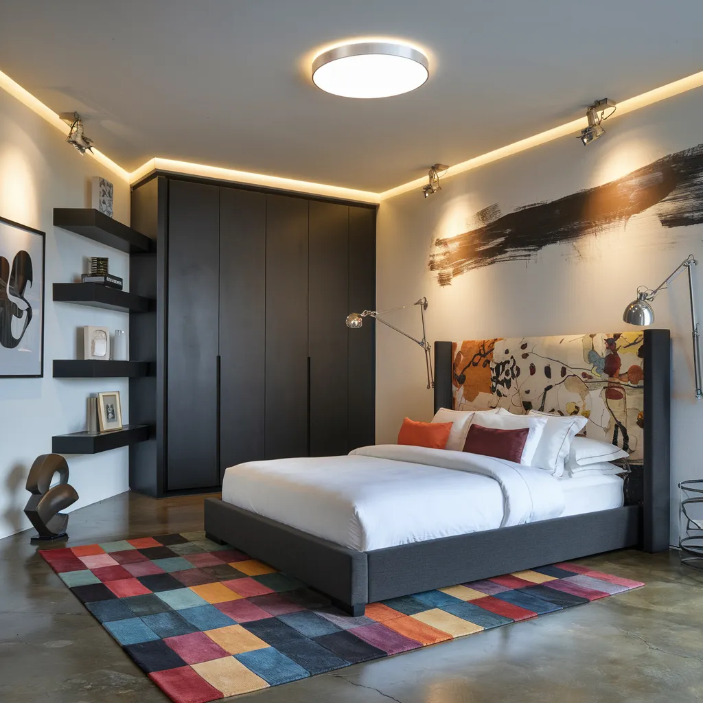 The Ultimate Master Bedroom Inspiration Guide: From Luxe to Minimalist 8 Contemporary Art Statement Bedroom