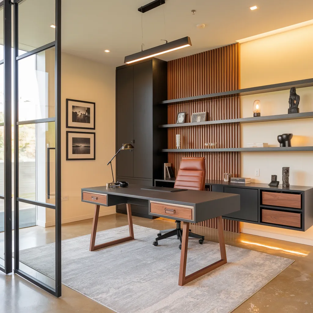 24+ Jaw-Dropping Home Office Ideas That Look Insanely Expensive 8 Contemporary Executive Haven