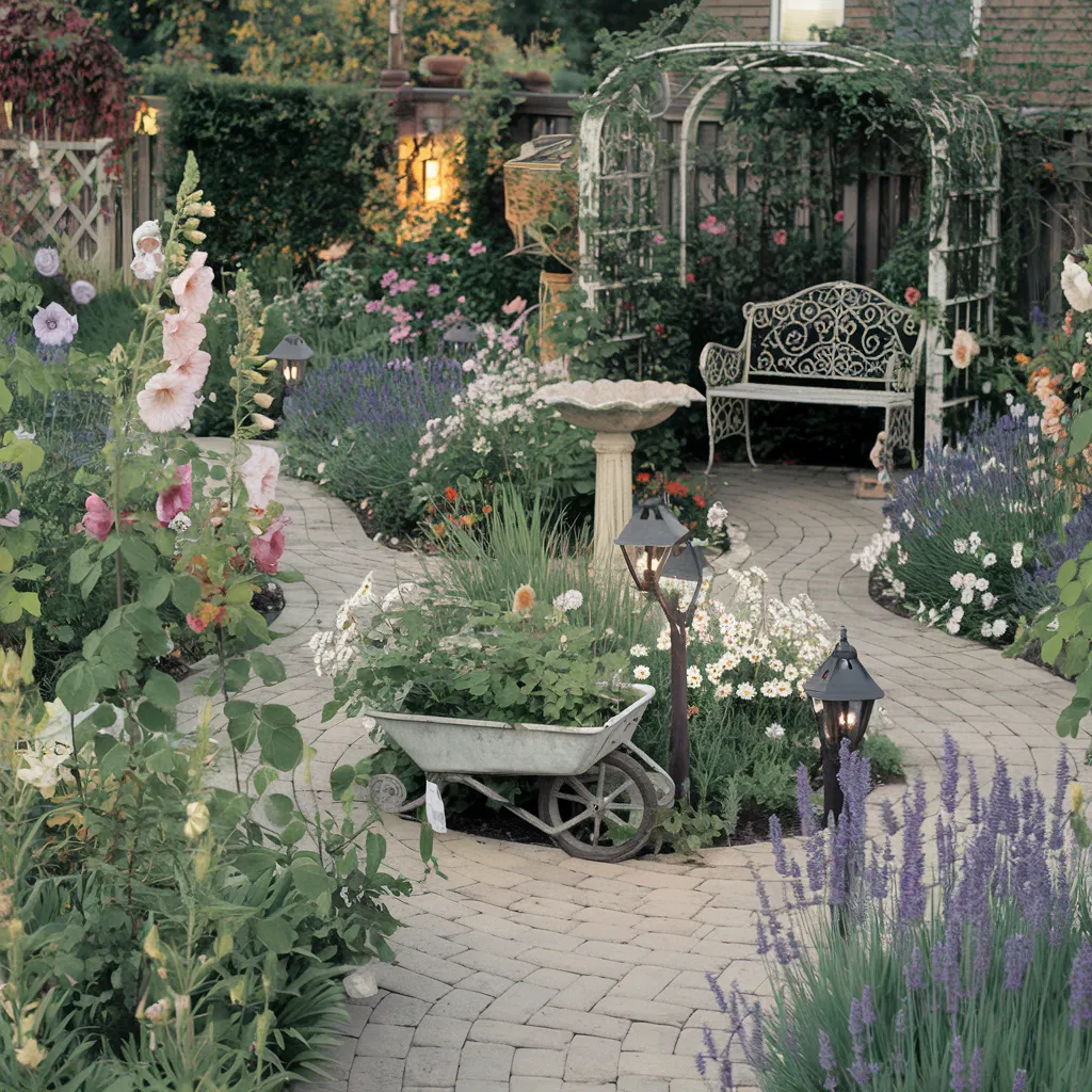 Cottage Garden Backyard Retreat