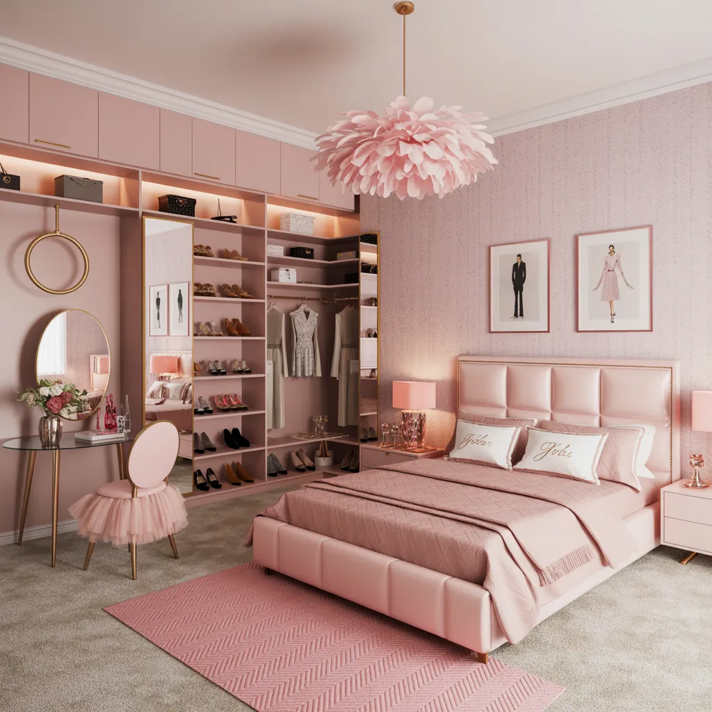 Pink Bedroom Ideas That Are Elegant, Bold, and Far From Basic 14 Couture Pink Suite