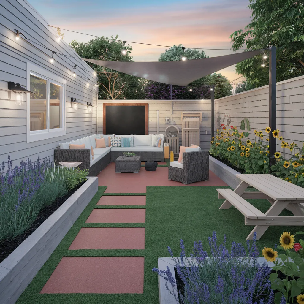 31+ Unique Patio Ideas That Will Make You Never Want to Go Inside 8 Cozy Family Garden Patio