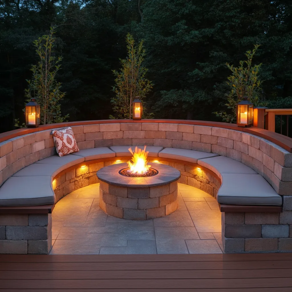 Stunning Deck Ideas That Will Completely Transform Your Outdoor Space 9 Cozy Fire Pit Corner Deck