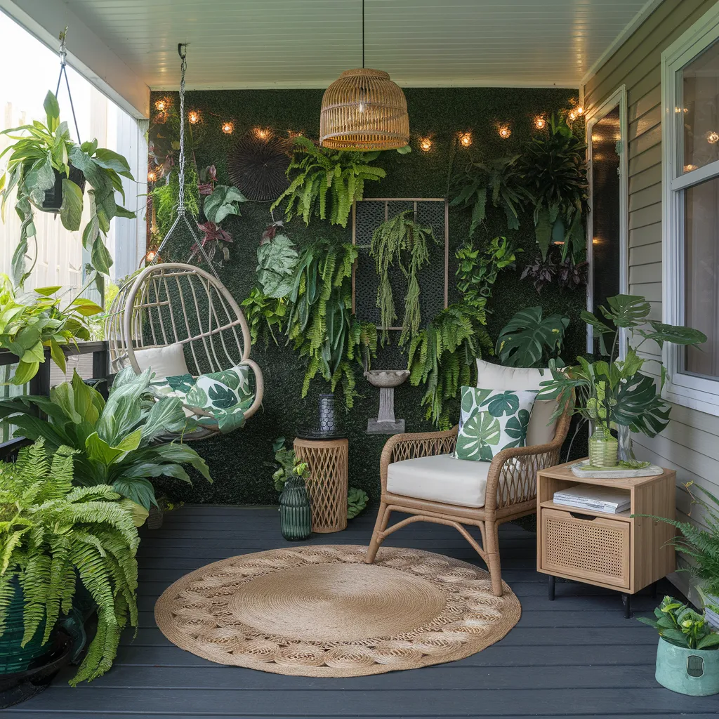 Porch Decorating Ideas That Will Make You Fall in Love With Your Home Again 5 Craft Your Green Porch Sanctuary