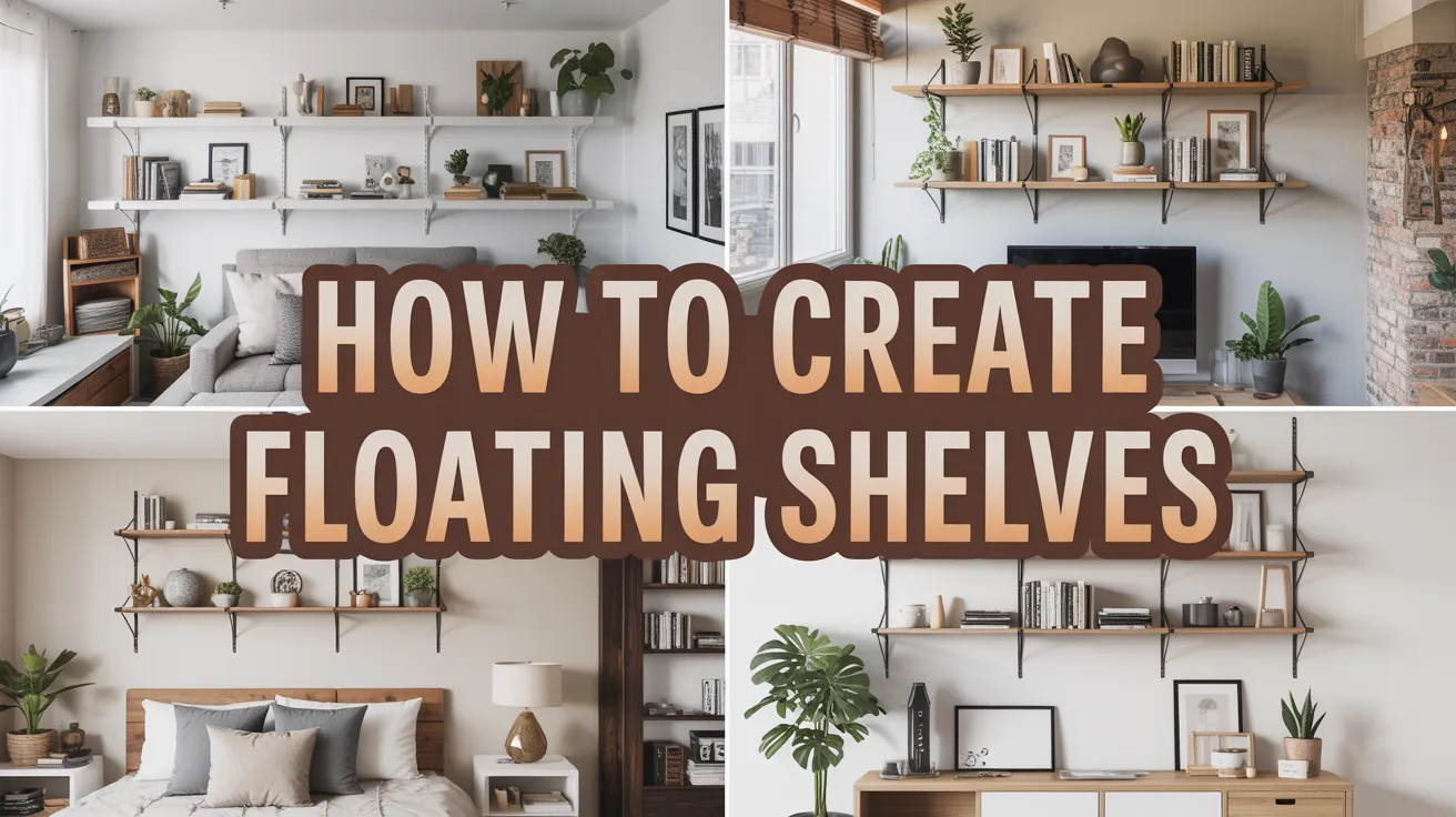 How to Create Floating Shelves: Step-by-Step DIY Guide 1 Create Floating Shelves