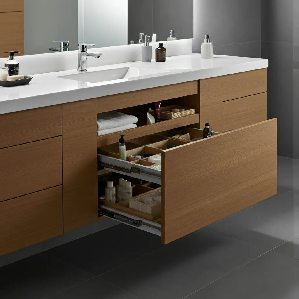 24 Bathroom Vanity Ideas So Beautiful, You’ll Want to Remodel Today 22 Customizable Storage Vanity