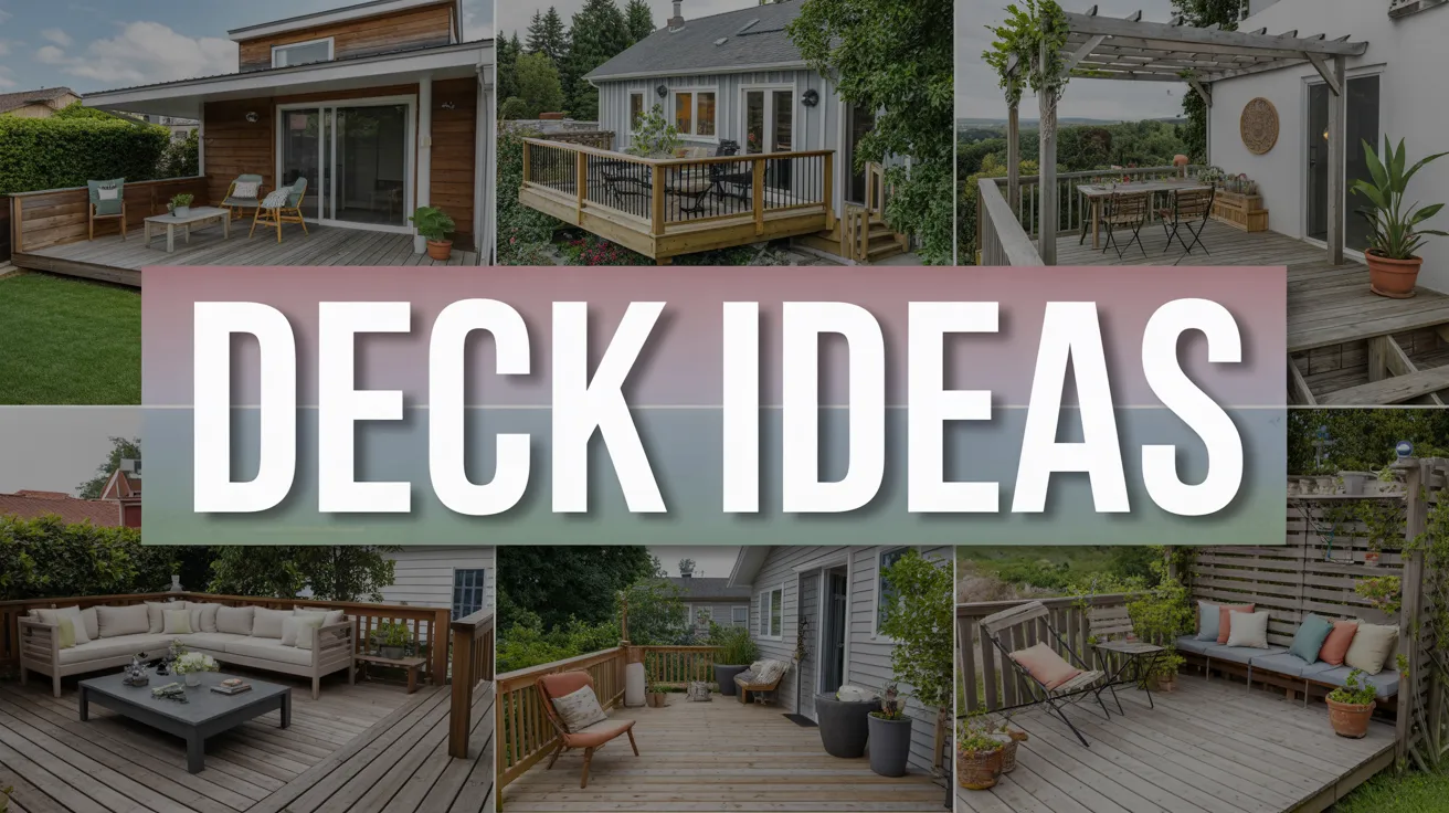 Stunning Deck Ideas That Will Completely Transform Your Outdoor Space 1 Deck Ideas