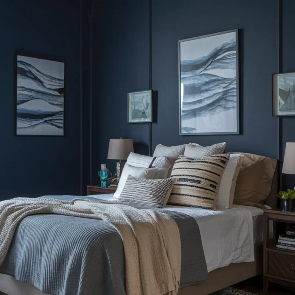 32+ Dark Nature Aesthetic Bedrooms That Feel Like a Peaceful Forest Retreat 8 Deep Coast Calm