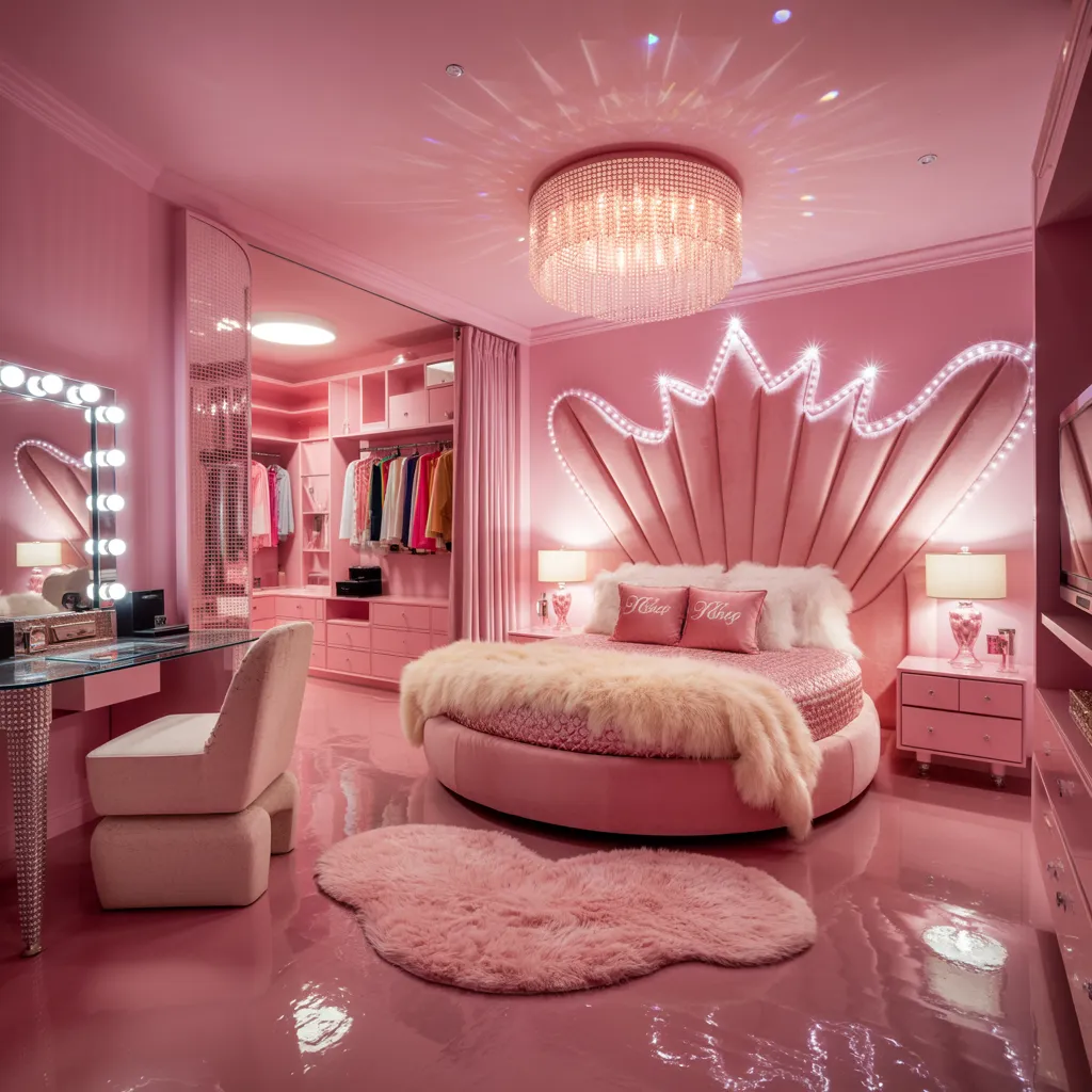 Pink Bedroom Ideas That Are Elegant, Bold, and Far From Basic 2 Diamond Blush Suite