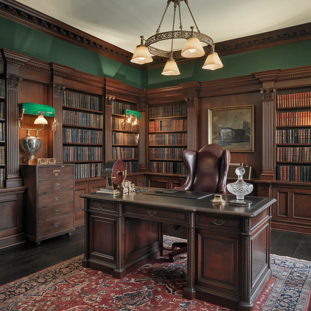 24+ Jaw-Dropping Home Office Ideas That Look Insanely Expensive 28 Distinguished Collegiate Library