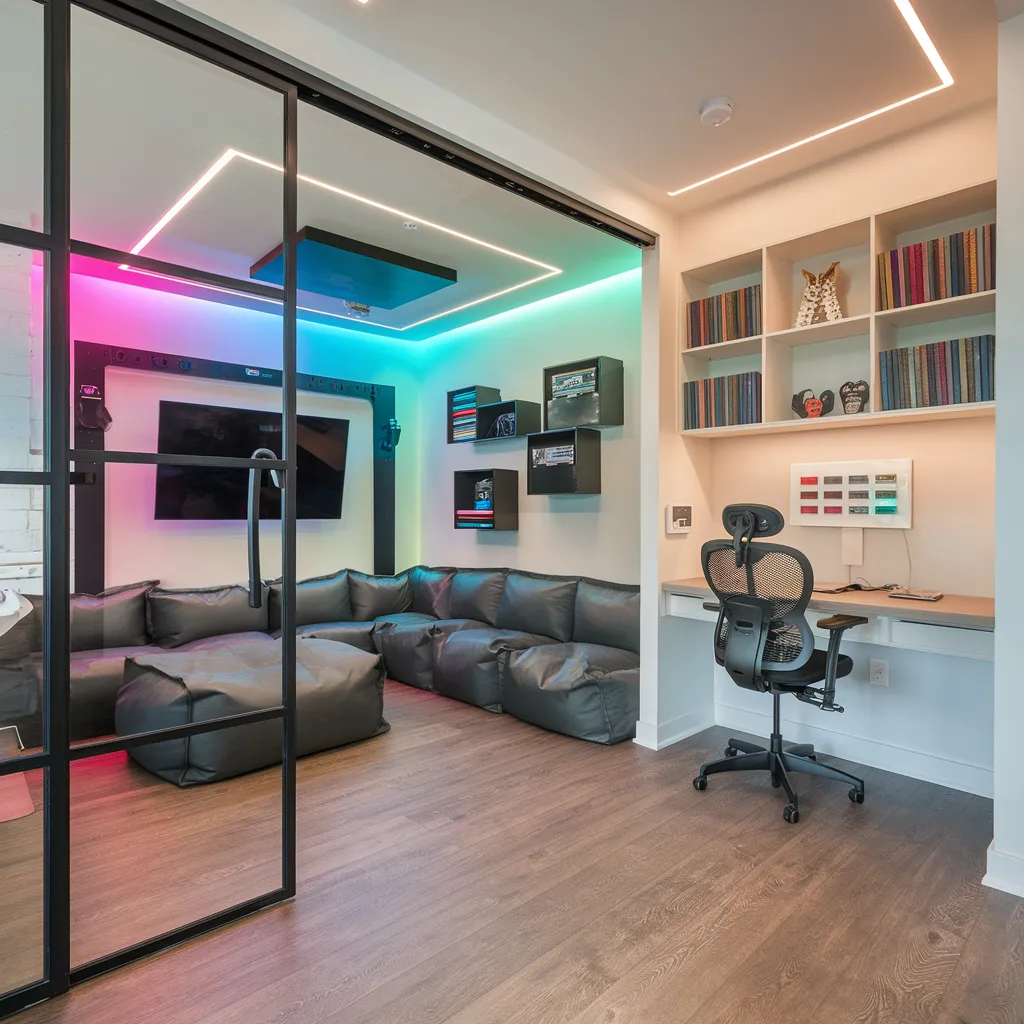 17 Basement Ideas So Good, You'll Wish You Started Yesterday 7 Dual-Zone Teen Haven Basement