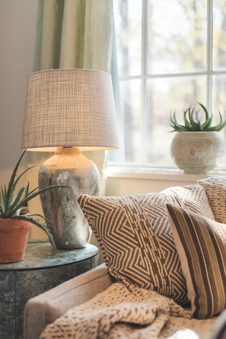 Living Room Lamp Ideas That Instantly Make a Room Look Expensive 25 Earthstone Linen Table Lamp