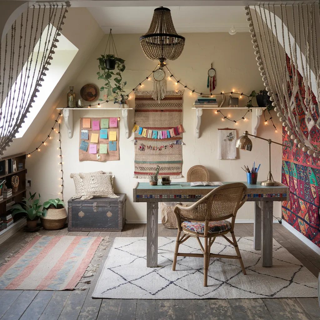 24+ Jaw-Dropping Home Office Ideas That Look Insanely Expensive 5 Eclectic Attic Retreat