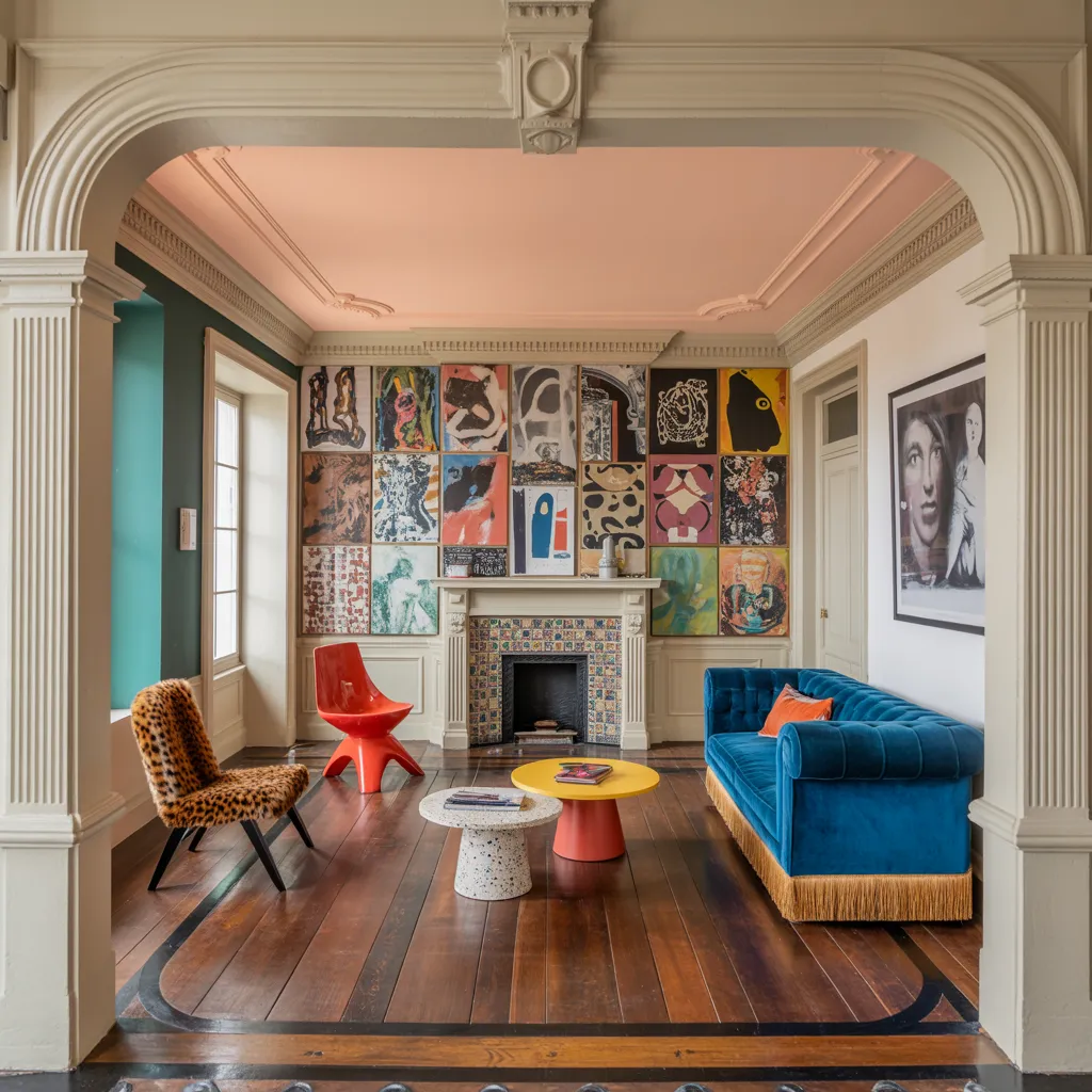 Modern Luxury Living Rooms You Can Actually Copy on Any Budget 10 Eclectic Maximalist Living Room